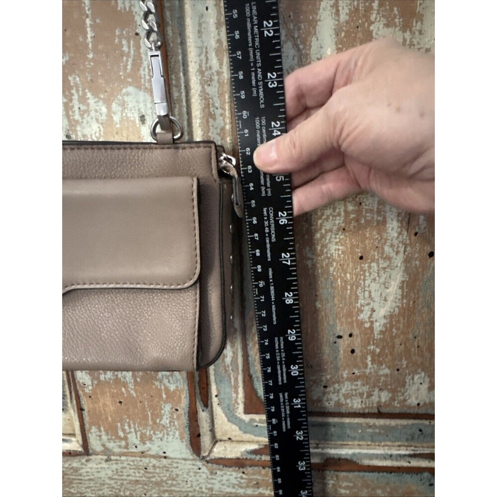 Rebecca Minkoff Bree Crossbody Bag Tan Leather - Picture 13 of 16